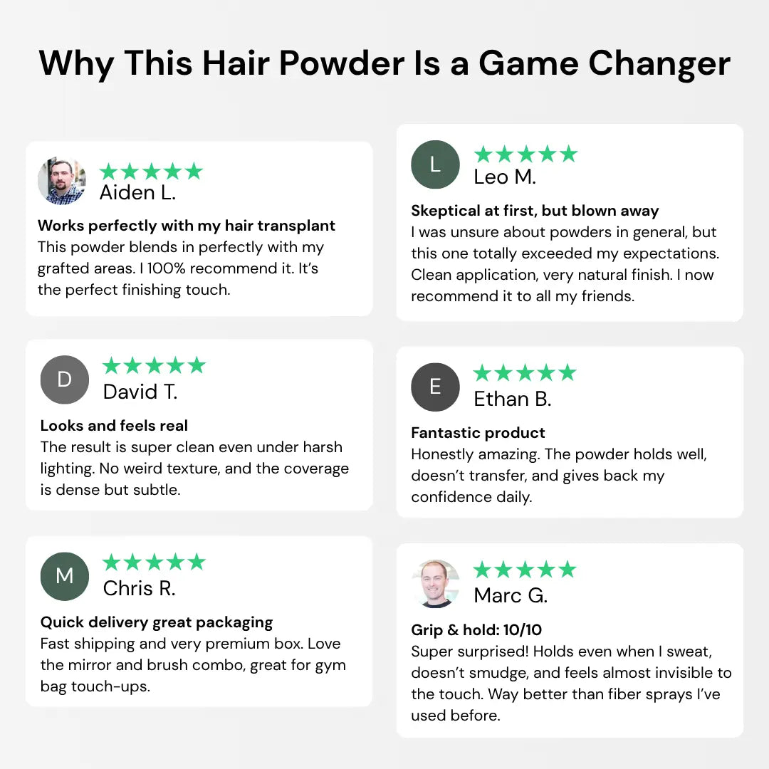 Hair Density Fillers - Instant Coverage. Zero Transfer. 24-Hour Hold.