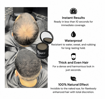 Hair Density Fillers - Instant Coverage. Zero Transfer. 24-Hour Hold.
