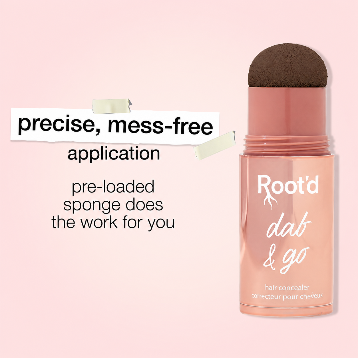 Root'd Shape Tape Dab & Go Hair Concealer