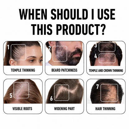 Hair Density Fillers – Instant Coverage. Zero Transfer. 24-Hour Hold
